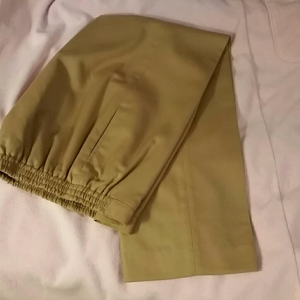 Fully lined, wool slacks